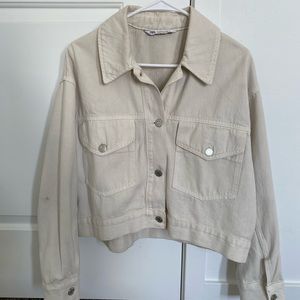 Cream Jean Jacket